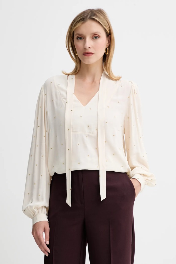 Twinset bluzka regular beżowy 252TP2032