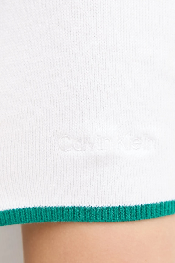 Calvin Klein Jeans tricou polo LV044D304G alb