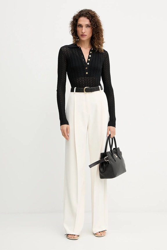 Elisabetta Franchi body BK66T51E3 czarny AW25