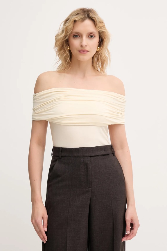 Top MAX&Co. slim béžová 2526946071200