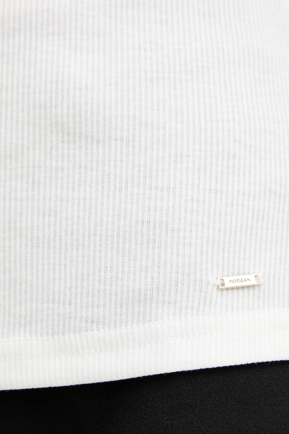 Morgan t-shirt DELINE beżowy