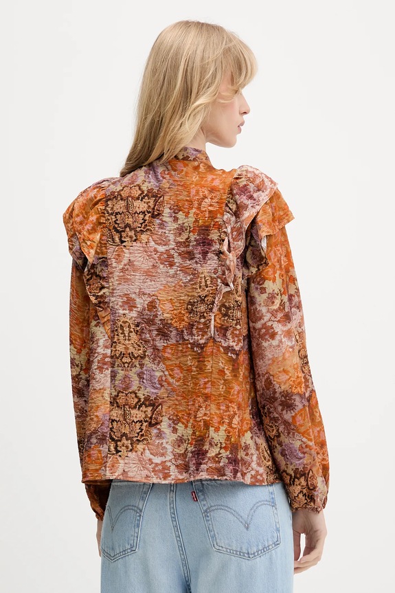 Oblečenie Košeľa Desigual ROMANTICA 25WWBW08 oranžová