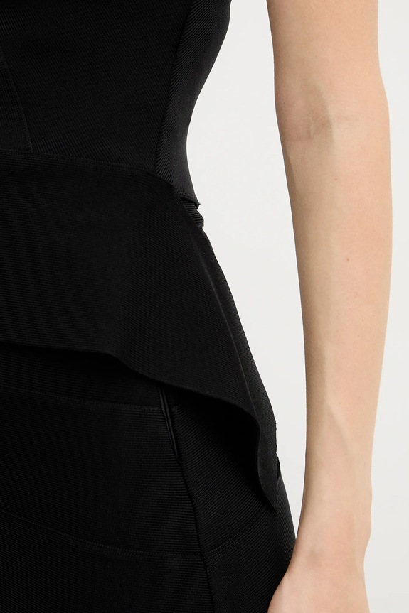 Bluza Herve Leger Betty crna HLT1536082