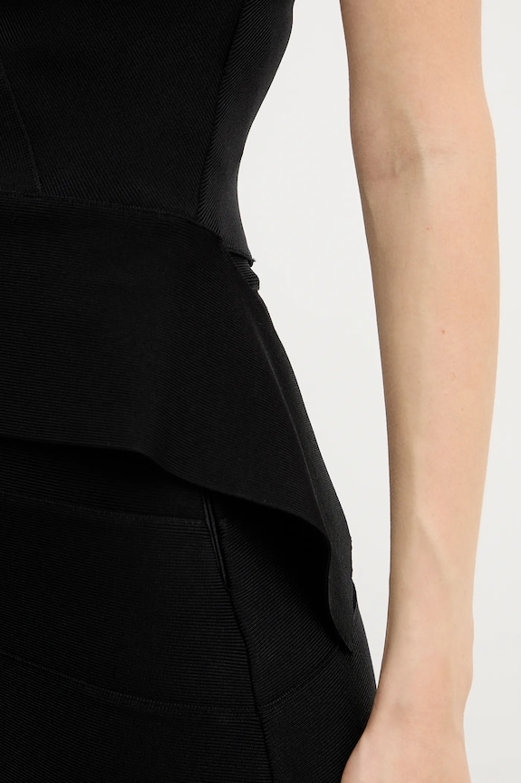 Bluza Herve Leger Betty crna HLT1536082