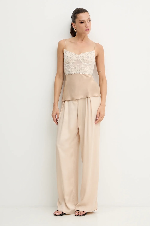 Bardot top 60131TB beżowy AW25