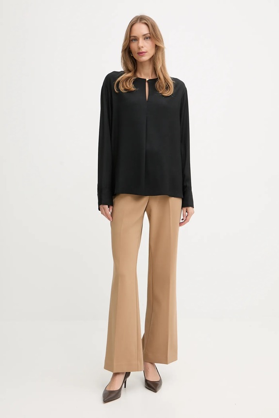 Tommy Hilfiger bluză WW0WW47339 negru AW25