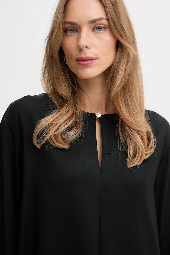 Tommy Hilfiger bluză negru WW0WW47339