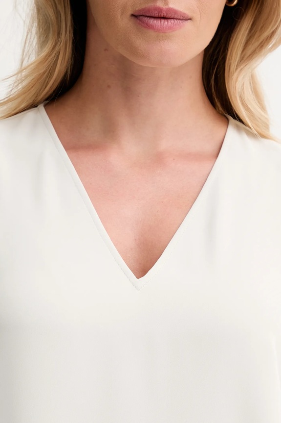 Calvin Klein bluză LV044D164G bej