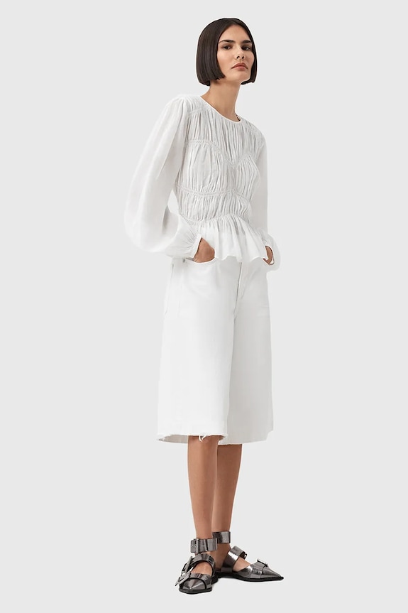 AllSaints bluză MELANI W020PD alb