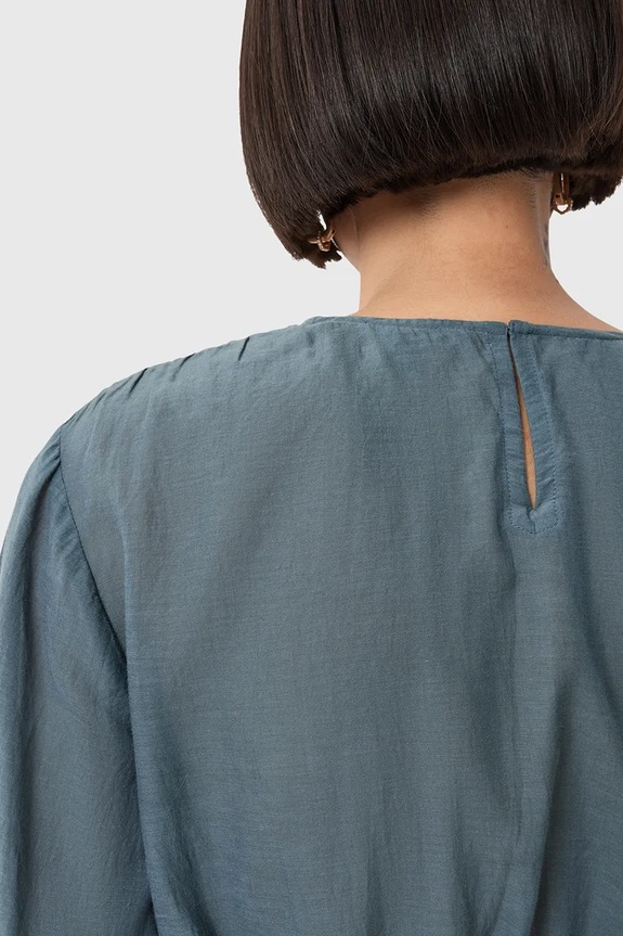AllSaints felső MELANI kék W020PD