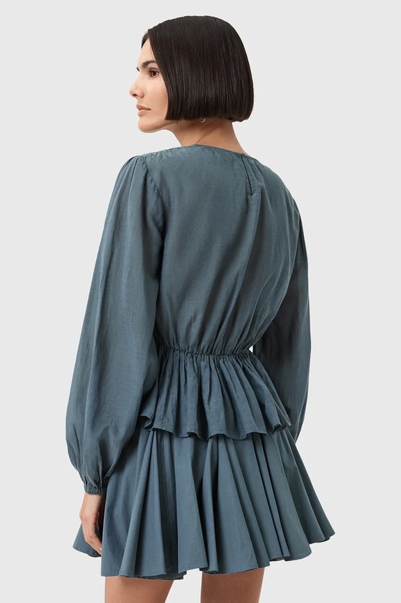 AllSaints felső MELANI W020PD kék