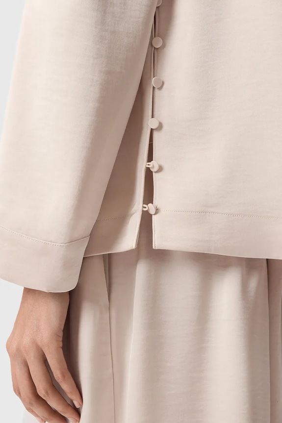 AllSaints bluză LEANNE bej W019PD
