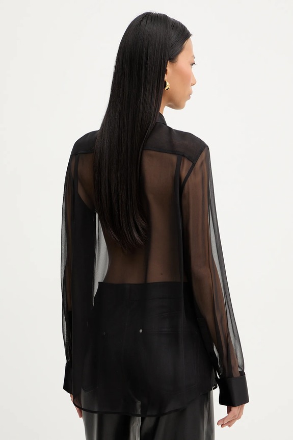 Abbigliamento Filippa K camicia in seta 32126.FK nero