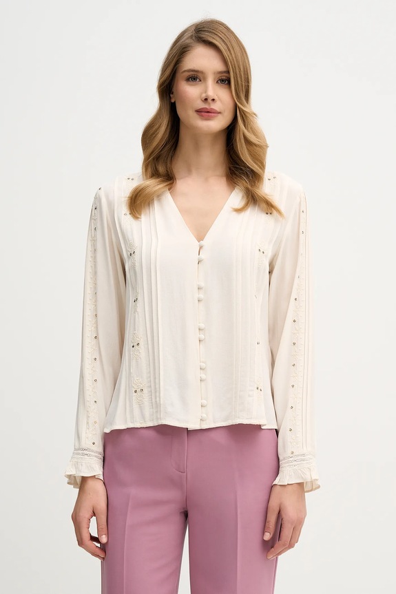 Hoss Intropia koszula casual beżowy 6282692