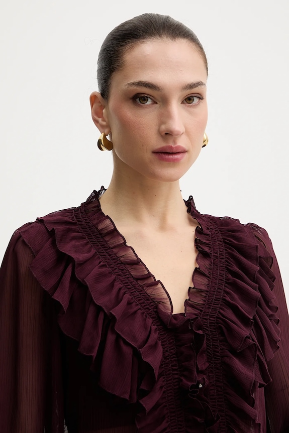 Morgan bluză burgundia CATHY