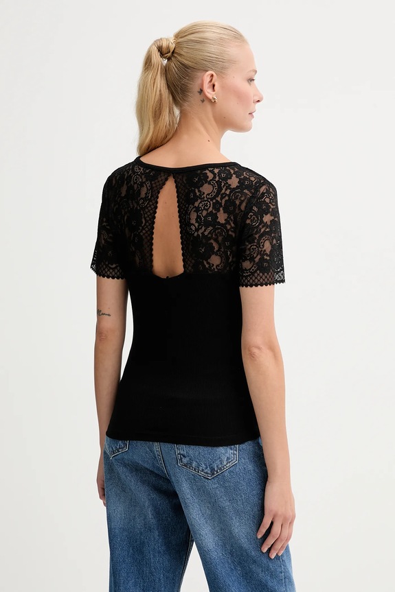 Ρούχα Μπλουζάκι Morgan DIO μαύρο