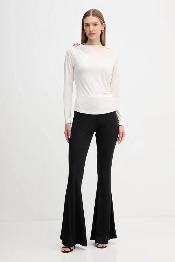 Majica z dolgimi rokavi Pedro del Hierro 8622514 bež AW25