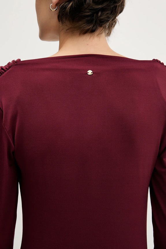 Μπλουζάκι Pedro del Hierro 8622505 μπορντό