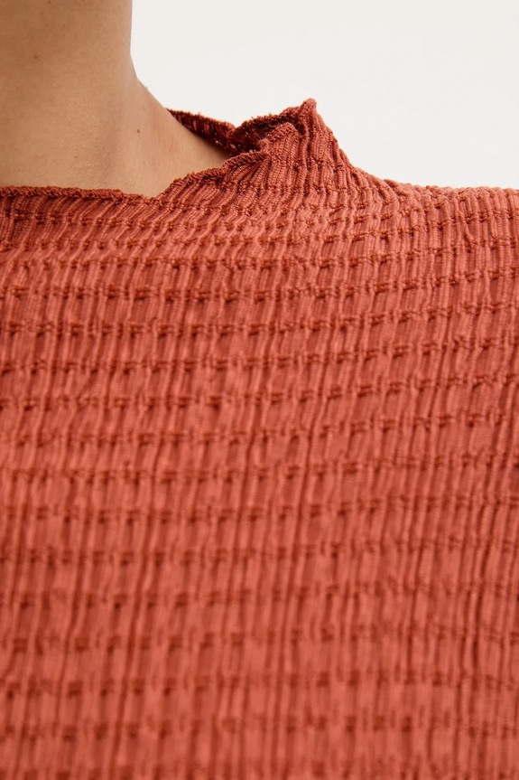 Μπλουζάκι Pedro del Hierro 8622511 καφέ