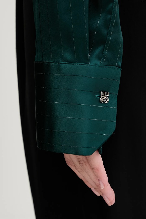 Košeľa HUGO Elka 50548421 zelená