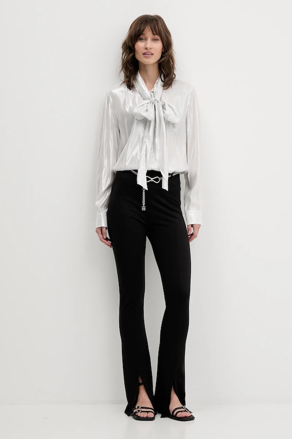 Košeľa HUGO Ekarma 50548422 strieborná AW25