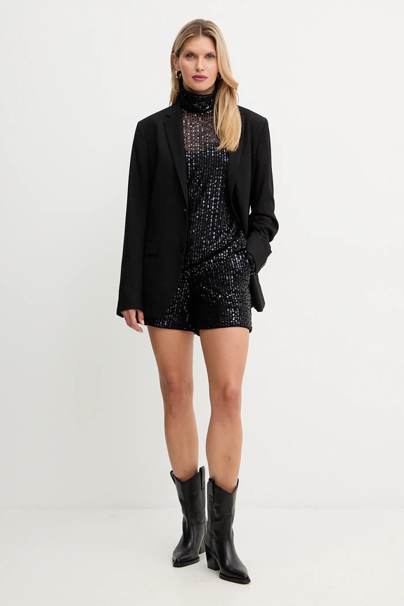Μπλουζάκι Karl Lagerfeld A4W11020 μαύρο AW25