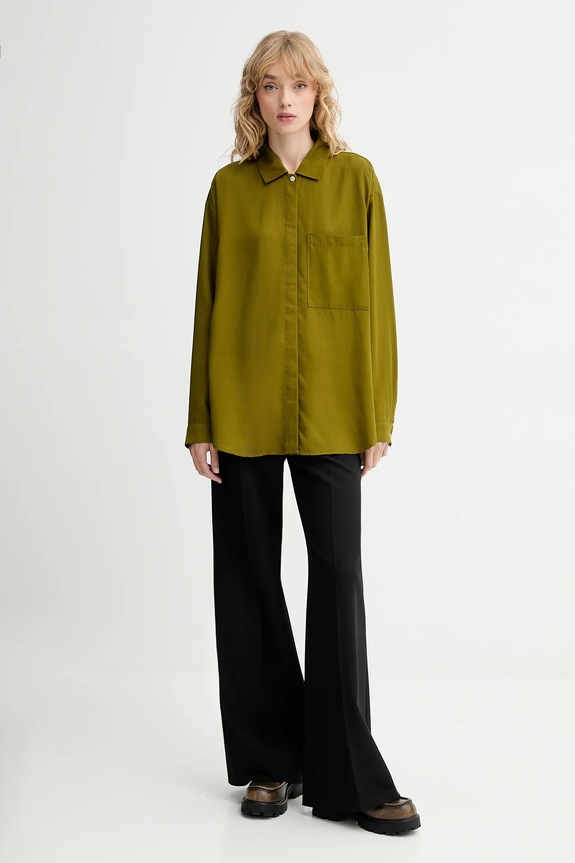 Marc O'Polo cămașă 509152542109 verde AW25