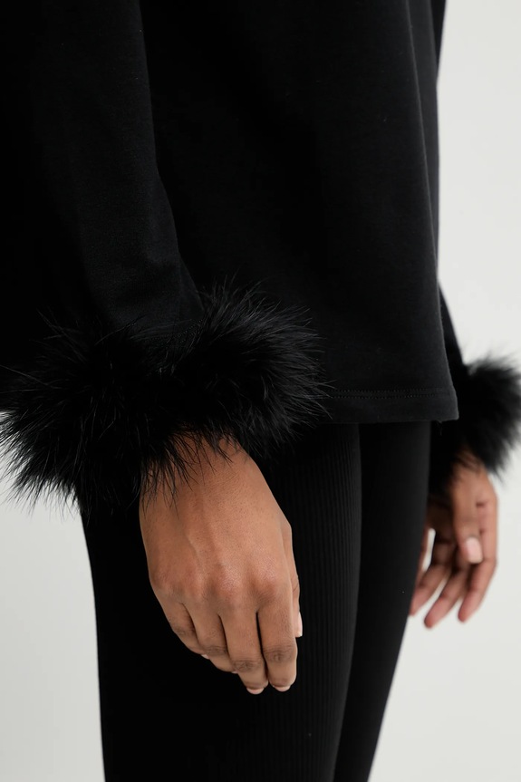 Majica dugih rukava The Sleeper LSTS02P002F crna