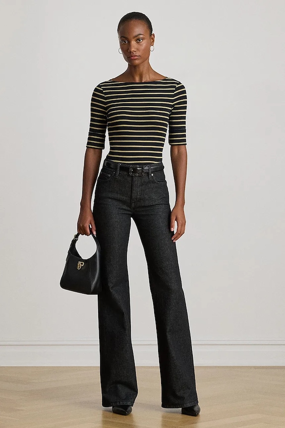 Oblečenie Tričko Lauren Ralph Lauren 200980044 čierna