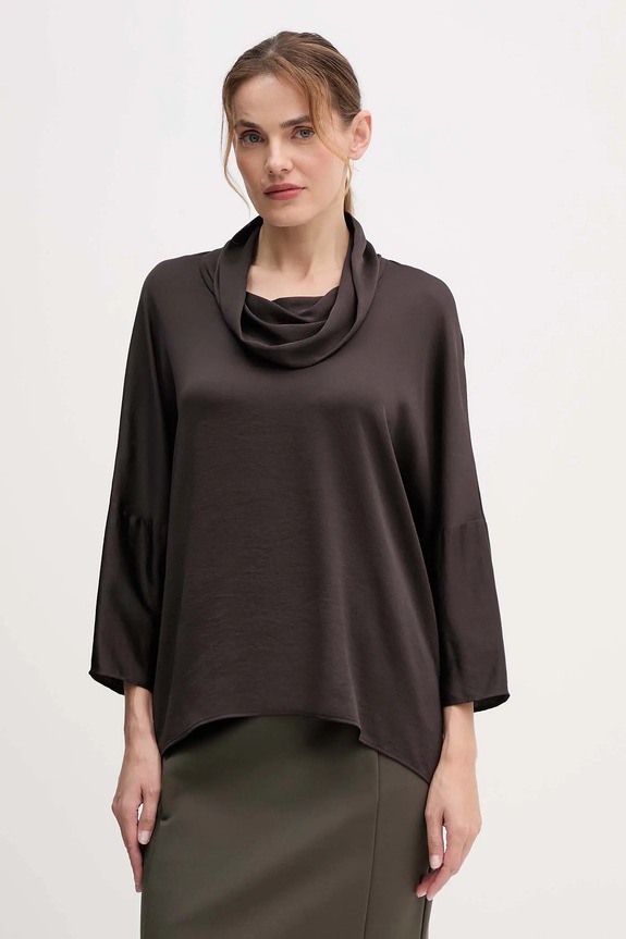 Joseph Ribkoff bluză uni maro 254217