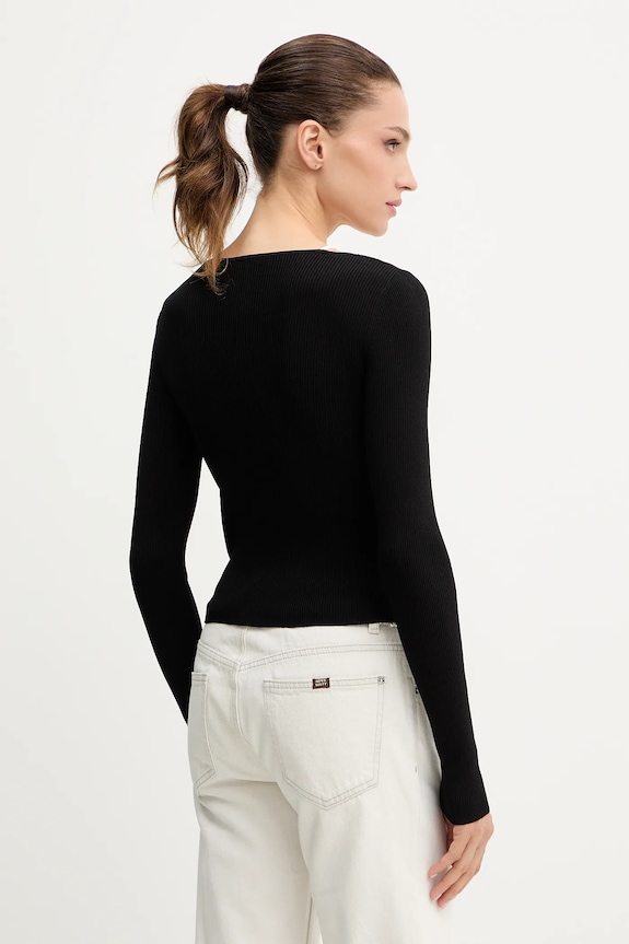 Îmbrăcăminte Miss Sixty pulover din amestec de mătase 6S2RJ22900 negru