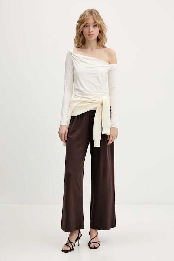 Abercrombie & Fitch felső KI139.5885.178 bézs AW25