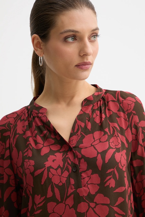 Блузка United Colors of Benetton бордо 50IGDQ0CN