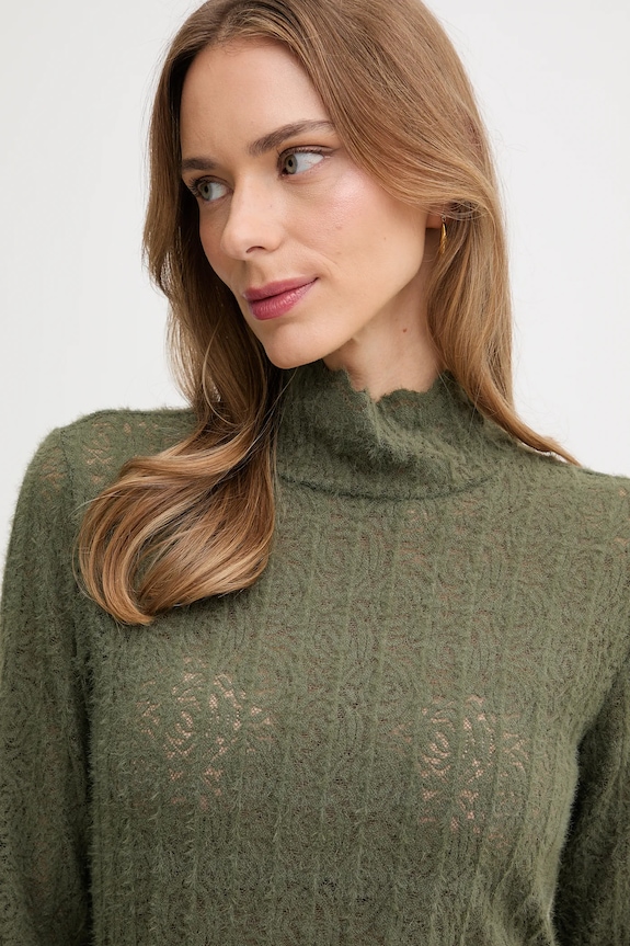 Pulover United Colors of Benetton zelena 5W77DQ0AT