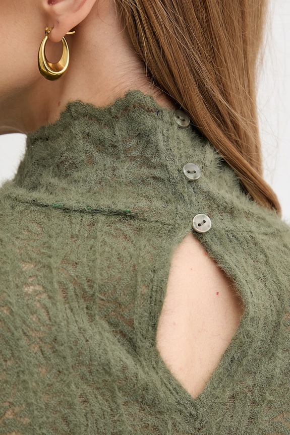 Pulover United Colors of Benetton 5W77DQ0AT zelena