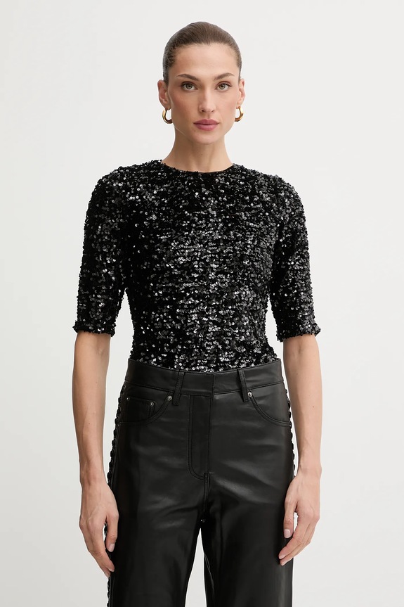 Body Bardot slim čierna 60116TB