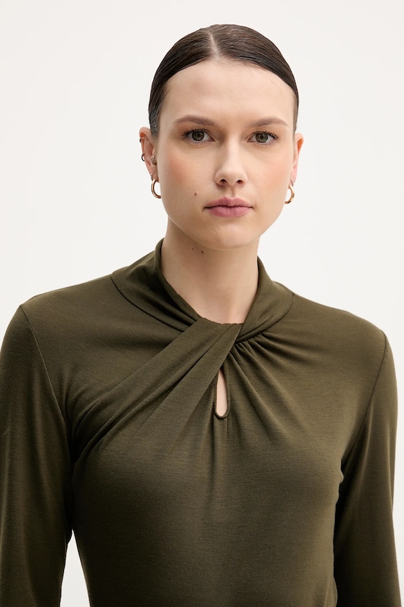 Sandro Ferrone longsleeve zielony S98YBFSENSO