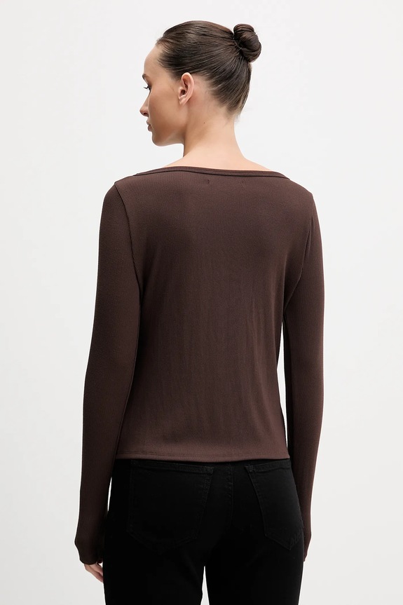 Îmbrăcăminte Abercrombie & Fitch bluză KI139.6181.480 maro