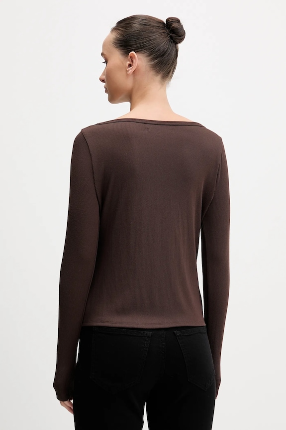 Îmbrăcăminte Abercrombie & Fitch bluză KI139.6181.480 maro