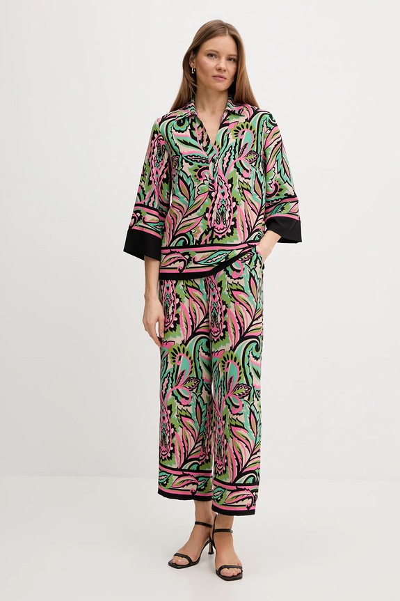 Bluza Joseph Ribkoff 252141. zelena AW25