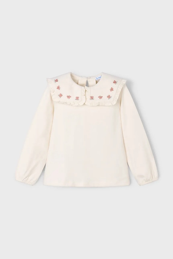 Mayoral bluzka 4134.6K.Mini.9BYA beżowy AW25