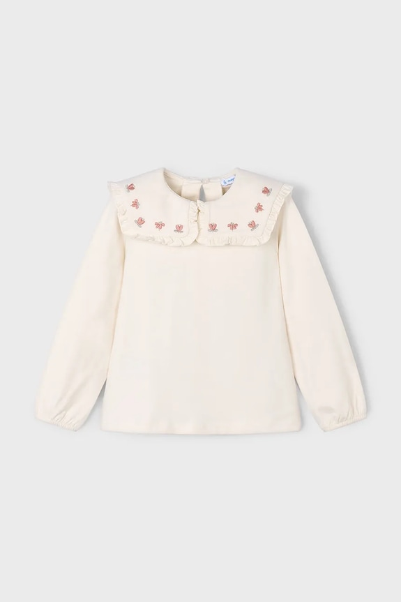 Mayoral bluzka 4134.6K.Mini.9BYA beżowy AW25