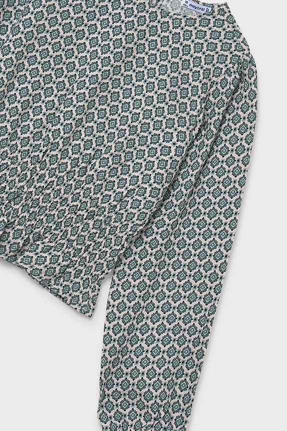 Дитяча блузка Mayoral зелений 7196.8A.Junior.9BYA