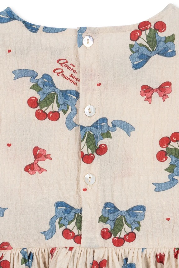 Момиче Детска блуза Konges Sløjd ELIN BLOUSE GOTS KS103793.9BYA бежов