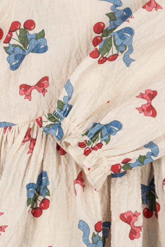 Детска блуза Konges Sløjd ELIN BLOUSE GOTS KS103793.9BYA бежов