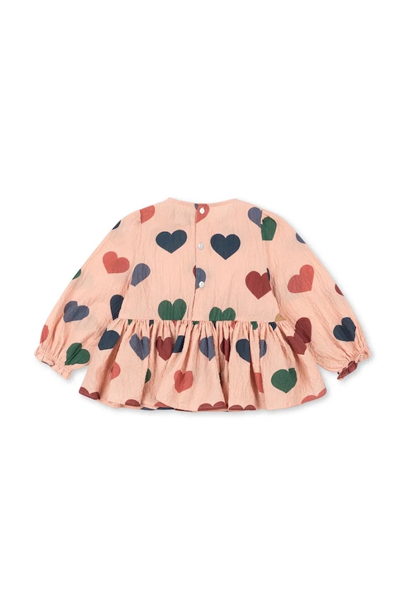 Konges Sløjd bluzka dziecięca ELIN BLOUSE GOTS KS103793.9BYA różowy AW25