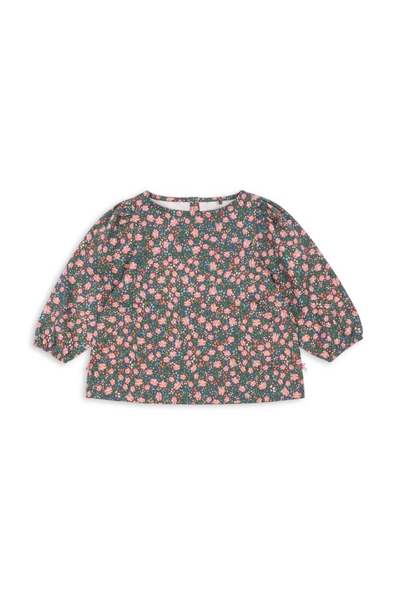 Konges Sløjd bluzka bawełniana dziecięca DREY SLIT BLOUSE GOTS KS103786.9BYA multicolor AW25