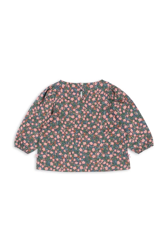 Dziewczynka Konges Sløjd bluzka bawełniana dziecięca DREY SLIT BLOUSE GOTS KS103786.9BYA multicolor