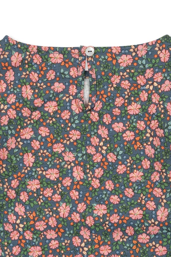 Konges Sløjd bluzka bawełniana dziecięca DREY SLIT BLOUSE GOTS multicolor KS103786.9BYA