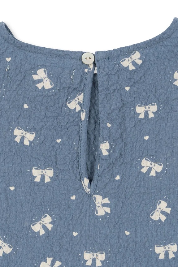Deklice Otroška Majica Konges Sløjd VIDA BLOUSE GOTS KS104032.9BYA modra